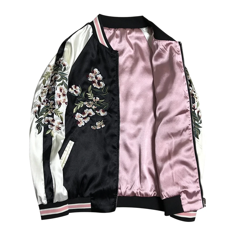 Двусторонняя Женская куртка с цветочной вышивкой новинка 2020 повседневная