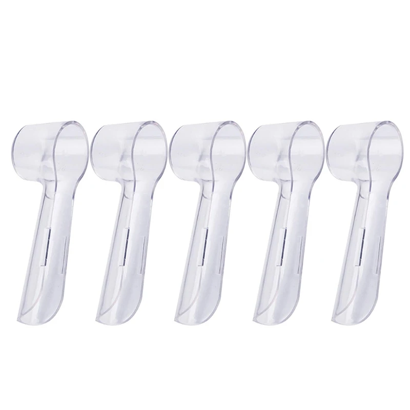

5PCS Electric Toothbrush Head Protective Cover Case Cap Portable Dustproof For Travel Electric Toothbrush