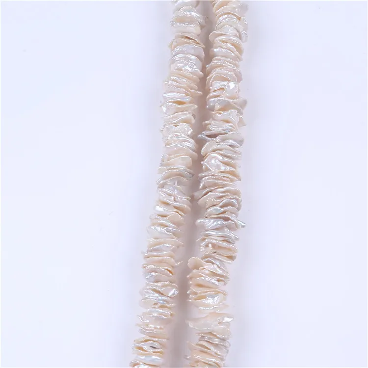 12-16mm middle hole keshi freshwater pearl strands