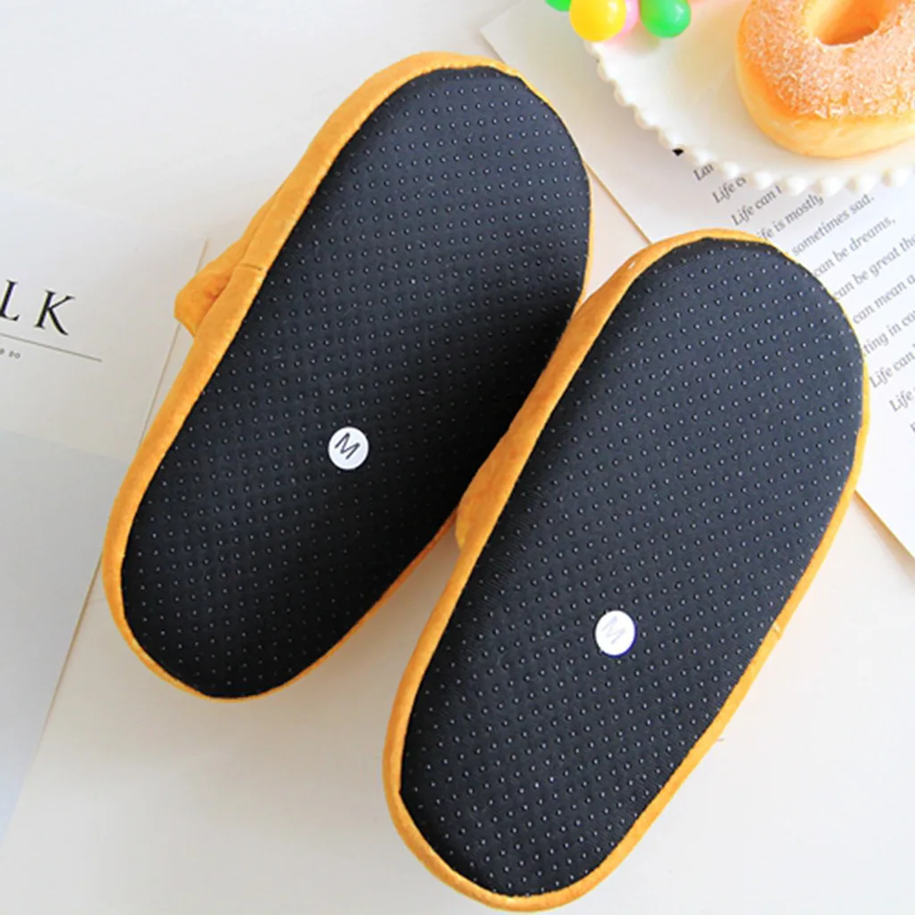 

Slippers Women Shoes House Bread Slippers Slip-on Anti-skid Bear Indoor Casual Shoes Snow Slippers 2020 Winter
