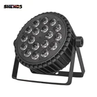 Светодиодный просветильник ектор Par 18x12W, из алюминиевого сплава, 4 в 1, DMX512, 48 каналов