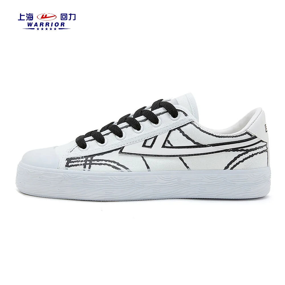 Skateboarding Shoe 2020 New Summer Unisex Low Upper Canvas Shoes Leisure Graffiti Korean Version Trend All-Match Ins Hot