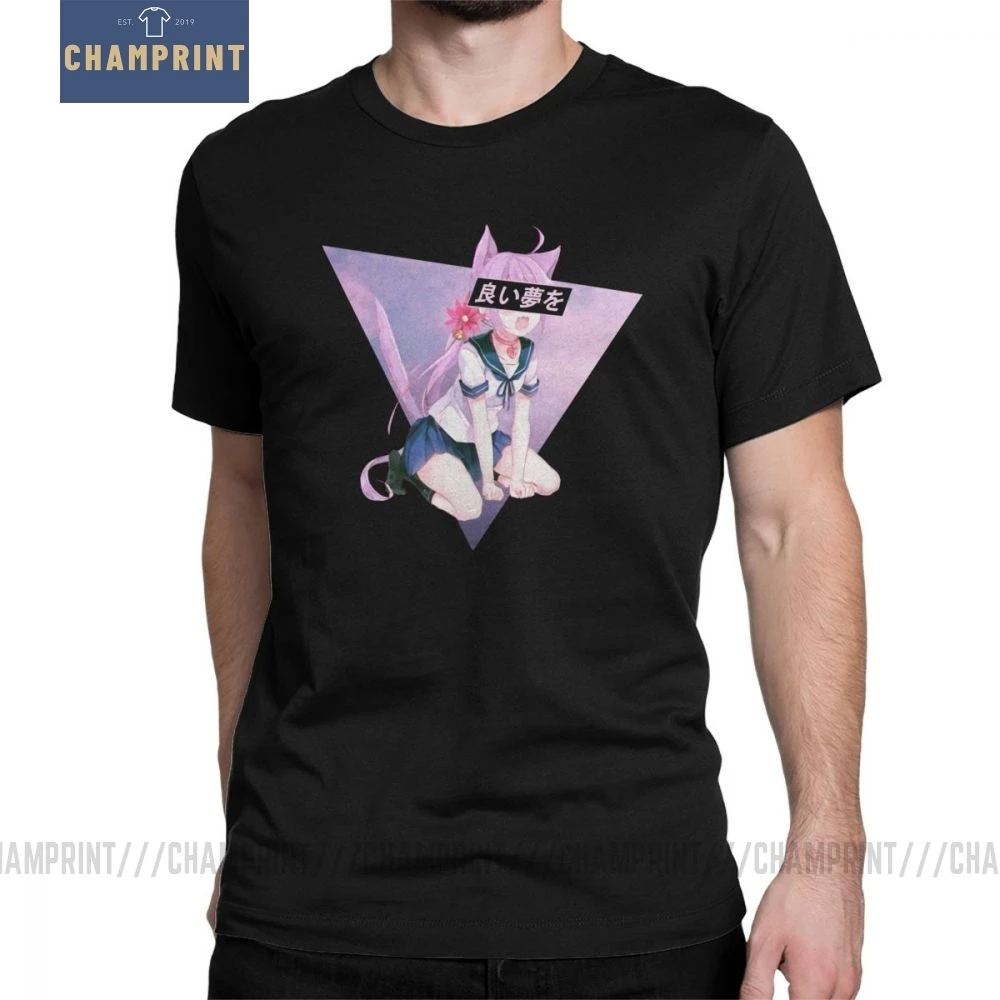 Мужская футболка с котом для девочек хлопковая Футболка большого размера