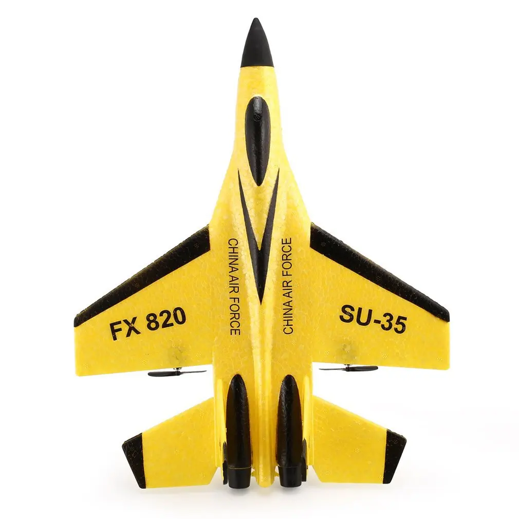 FX FX-820/FX-818 2,4G 2CH пульт дистанционного управления SU-35 планер 290 мм размах крыльев EPP микро Крытый RC самолет с неподвижным крылом самолет БПЛА RTF