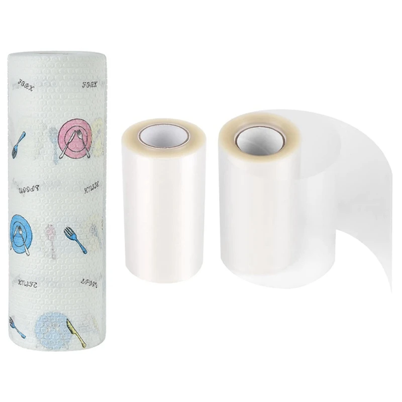 1 рулон кухонных бумажных полотенец моющиеся чистящие салфетки и шт. ошейник для