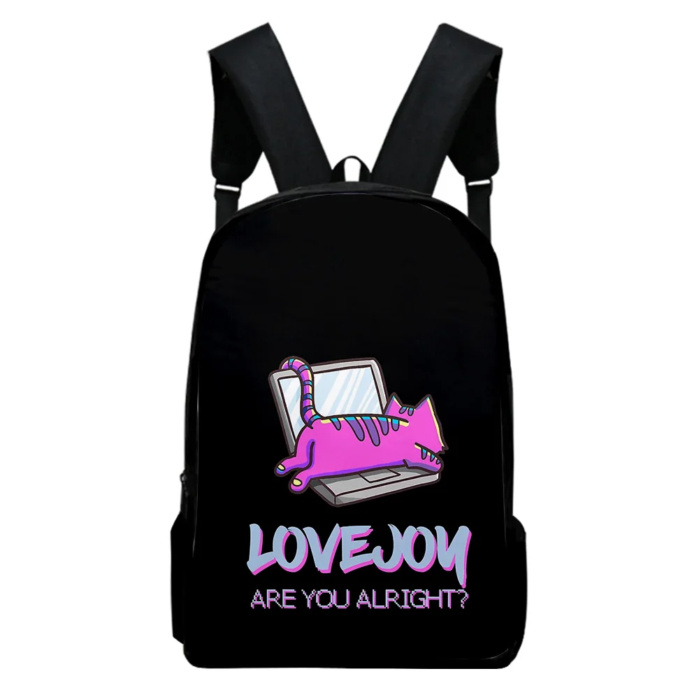 

2021 wilbur soot lovejoy Merch 3D Oxford Cloth Shoulder Backpack Printed Multi Zipper Pack Hip hop Student School Bag