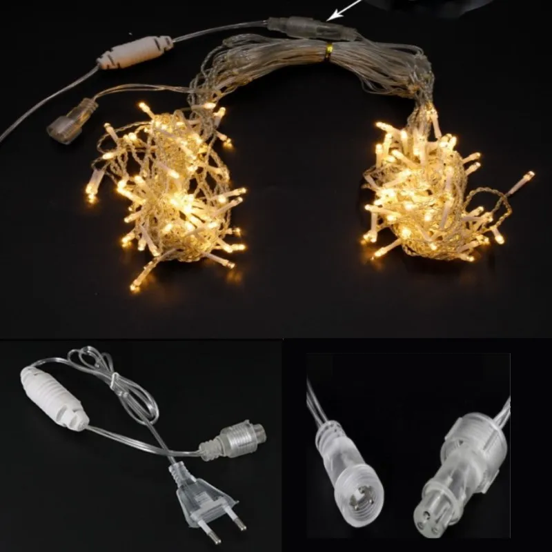 christmas lights outdoor icicle fairy string lights constantly brightness garland decors for roof house garden corridor eu fork free global shipping