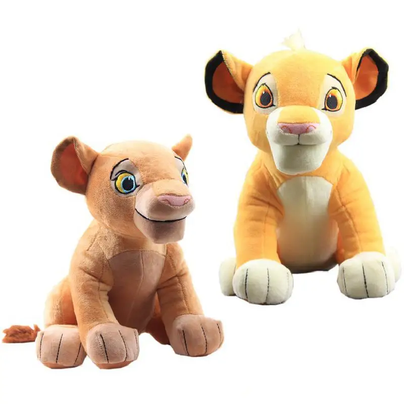 Мягкая плюшевая игрушка Король Лев Disney креативная мультяшная кукла Simba Nala Mufasa для