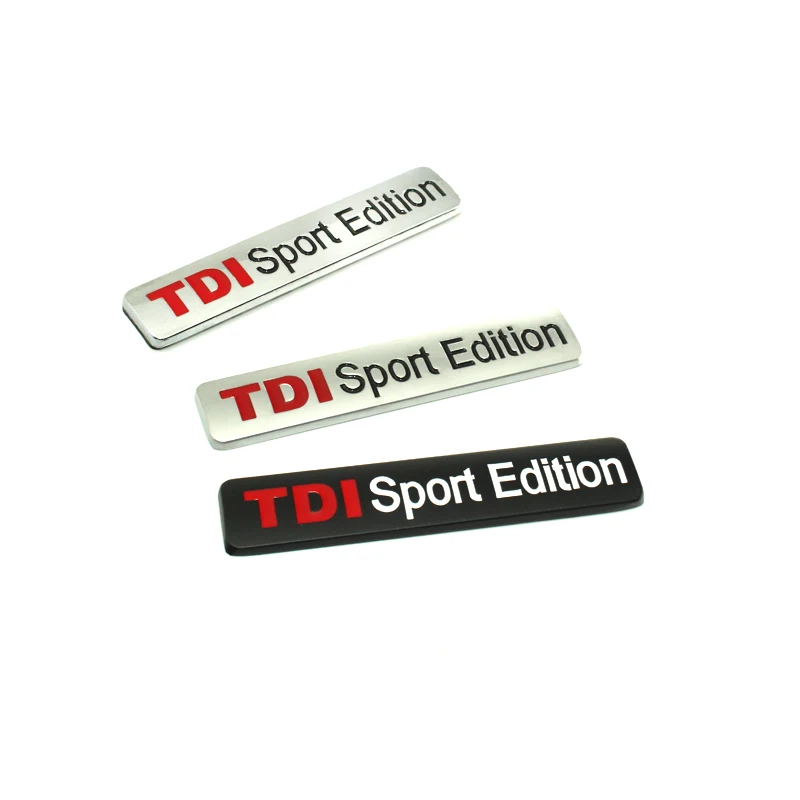 

Металлическая 3d-наклейка TDI Sport Edition с логотипом турбо автомобиля, эмблема, значок, наклейка для BMW Audi Ford Chevrolet Honda Skoda Kia Focus Peugeot