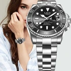 Часы наручные LIGE женские из нержавеющей стали, повседневные модные спортивные водонепроницаемые, 2021