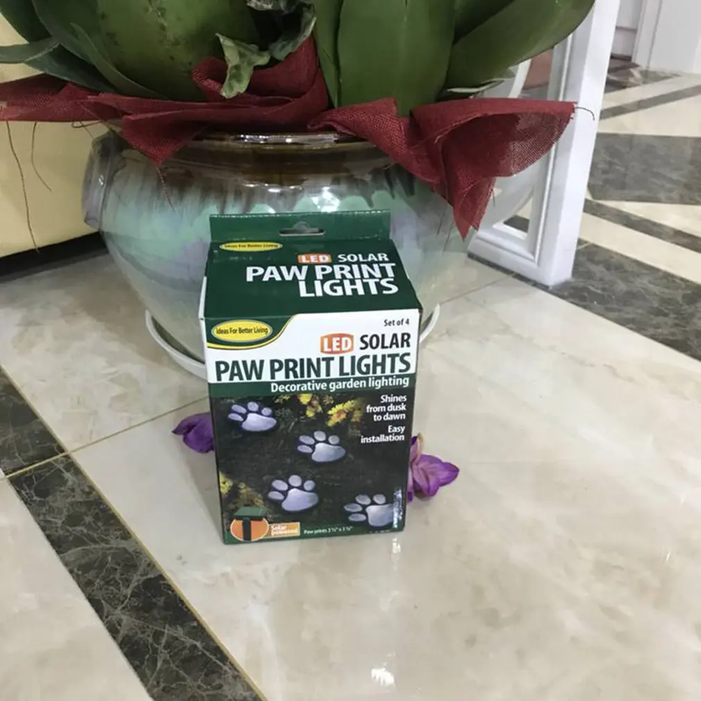 ТВ Новый светильник с принтом лапы s солнечный Медвежонок коготь лужайка лампа