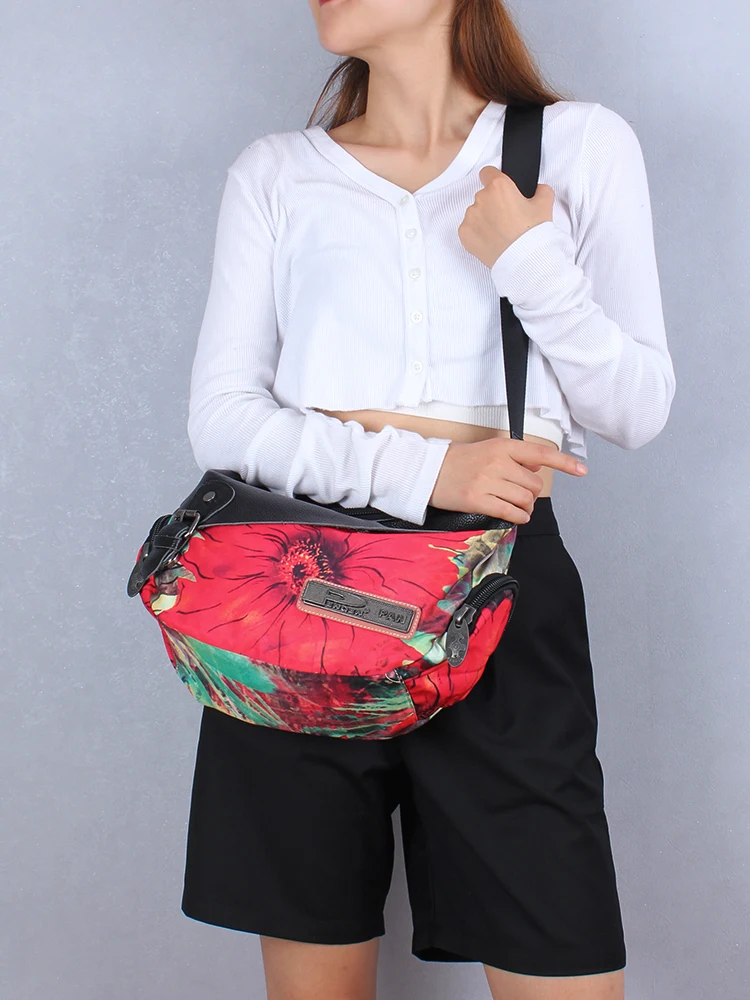 Женские сумочки женские сумки через плечо с цветочным принтом сумки-мессенджеры
