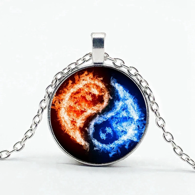 

Popular New Yin Yang Tai Chi Necklace Fire Tai Chi High Quality Pendant Necklace Jewelry