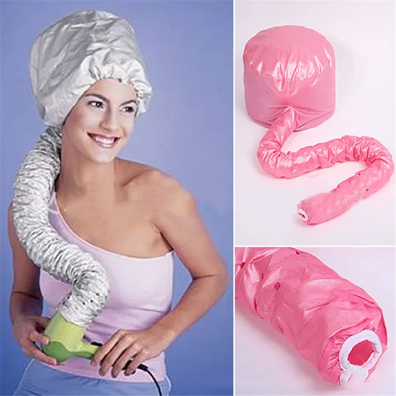 Hairdryer Модный Фен Диффузор крышка высокая термостойкость силикагель складной фен для волос капюшон парикмахерские салонные инструменты - Цвет: Hairdryer