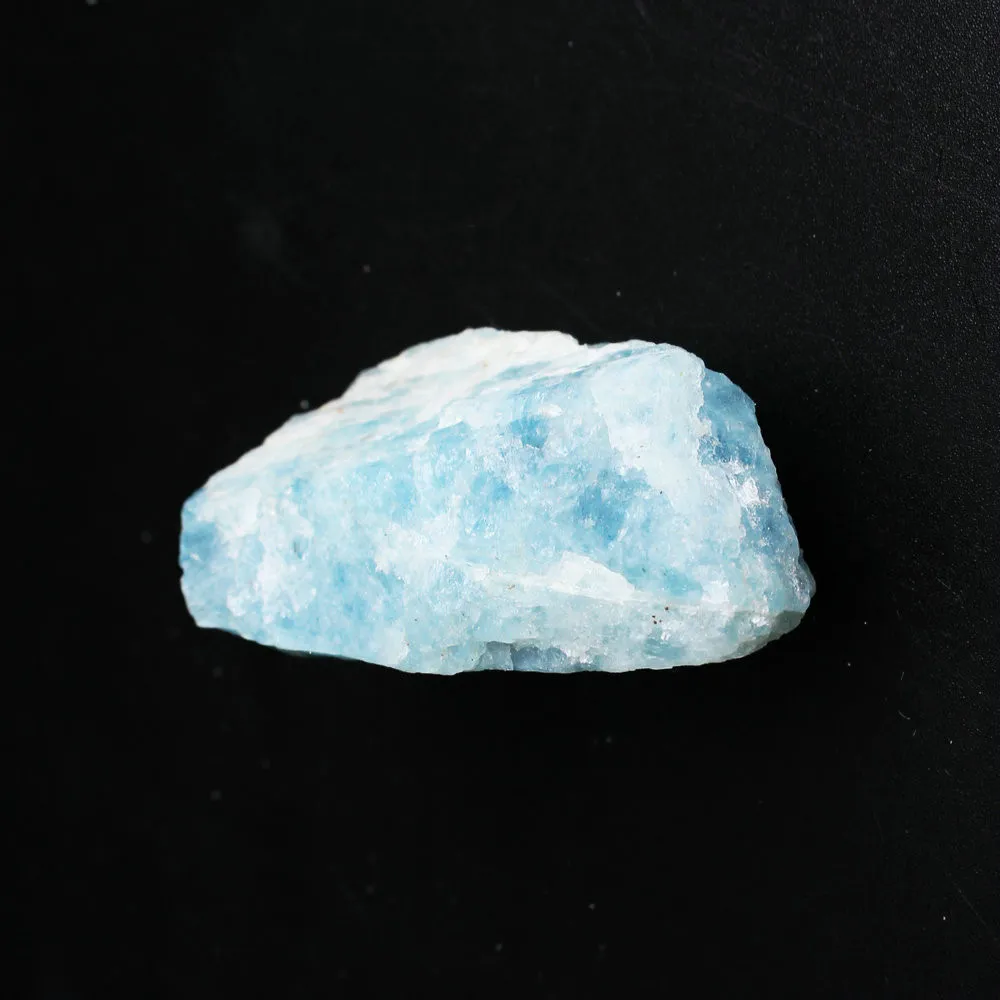 1 шт. натуральный синий грубый аквамарин кристаллический сырой щебень лечебный