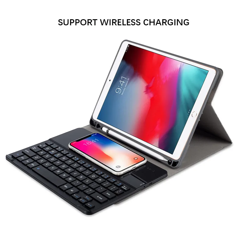 Планшет клавиатура для iPad Pro 11 2018 чехол планшета со съемной беспроводной зарядкой