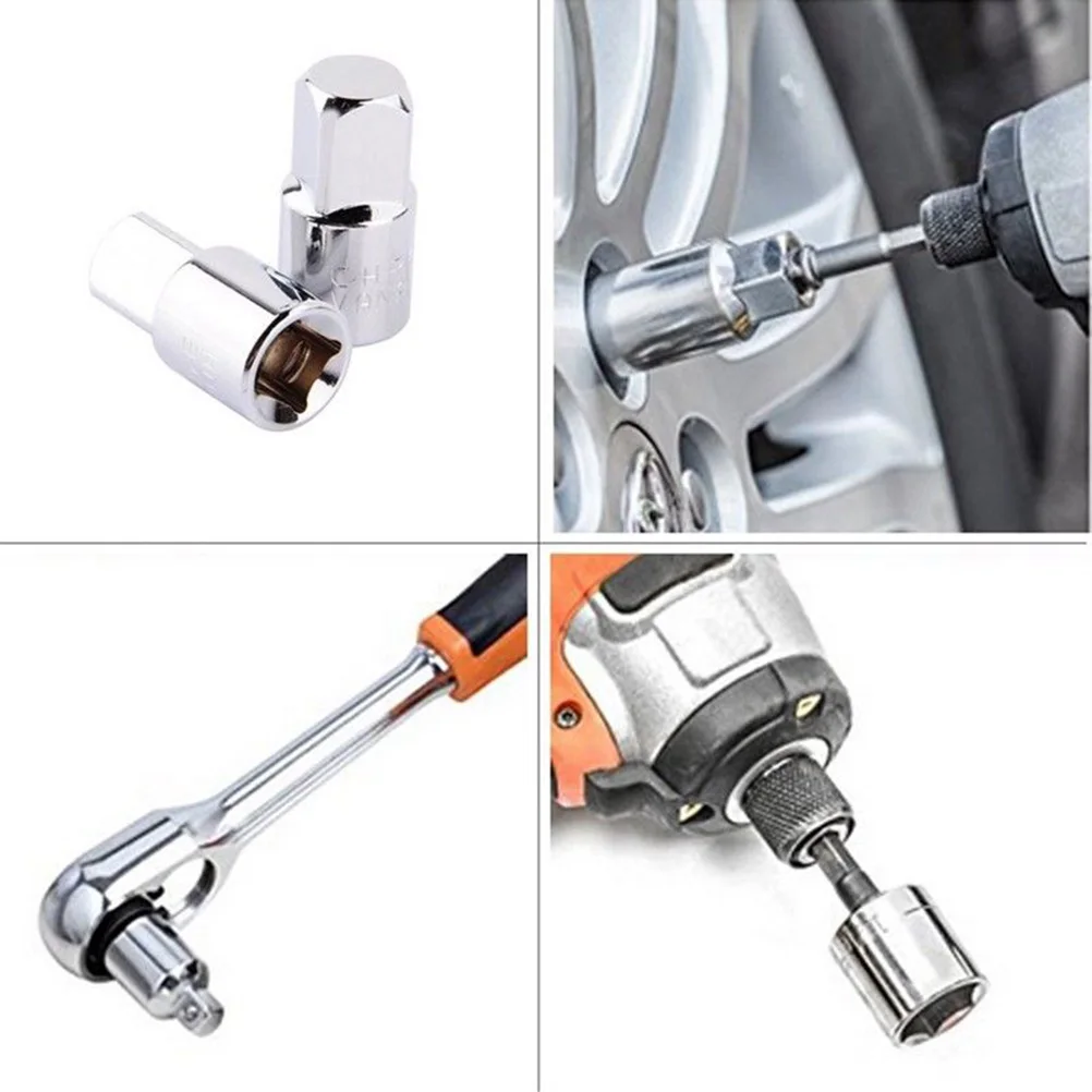 Набор ударных торцевых ключей 7 шт. 1/2 дюйма 1/4 3/8 дюйма| |