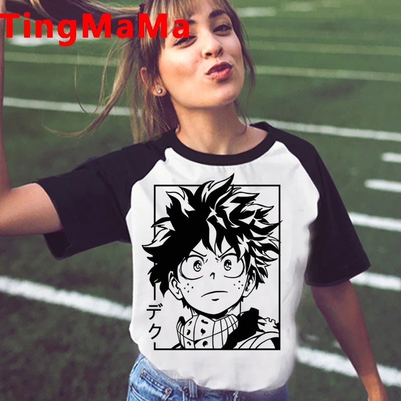 

Футболка женская, с рисунком из японского аниме My Hero Academia
