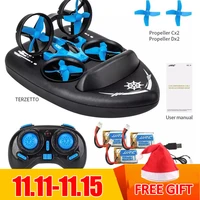 jjrc h36f h36 3 in 1 mini drone boat car water ground air mode 3 mode altitude hold headless mode rc quadcopter helicopters toys