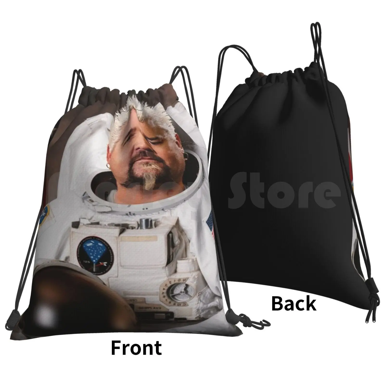 Flavortown On The Moon рюкзак сумка с Кулиской Спортивная Сумка водонепроницаемая