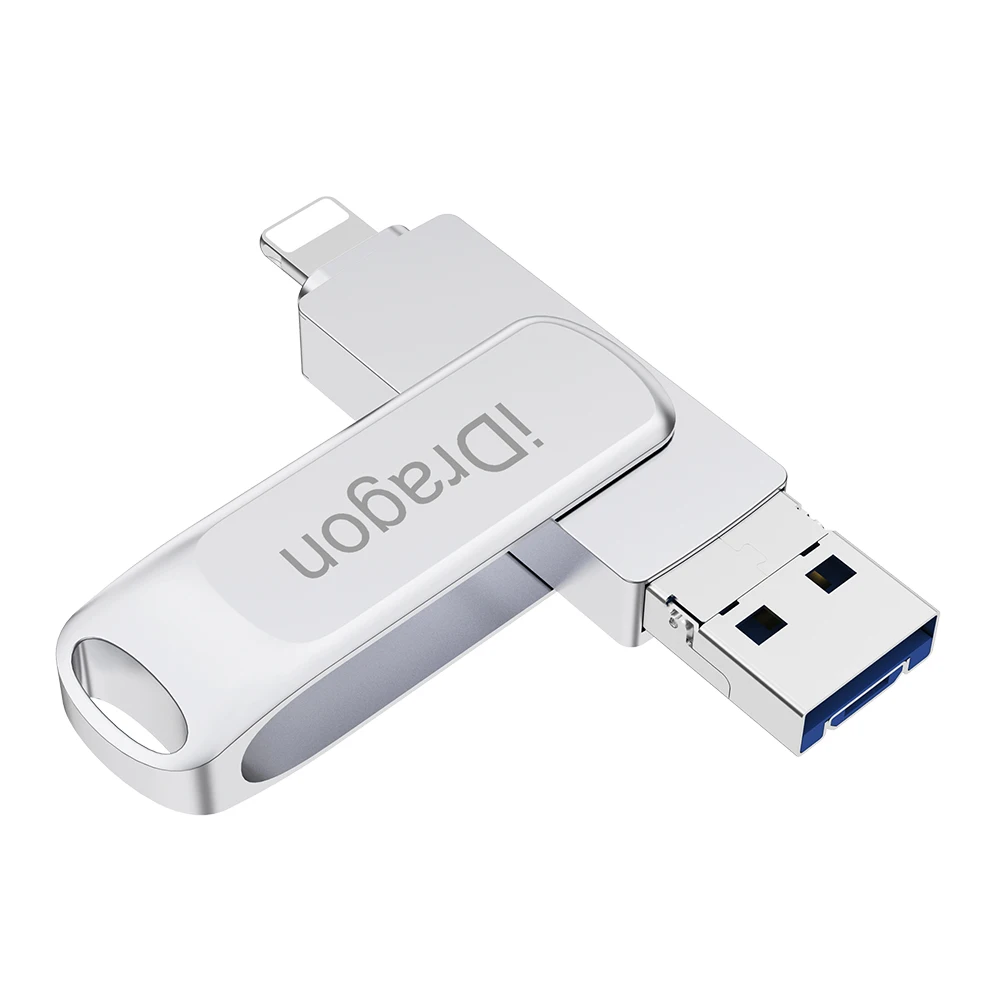 Флэш накопитель 3 в 1 USB 128 & Lighting микро OTG флэш для iPhone/Android/ПК 32 Гб 64 ГБ