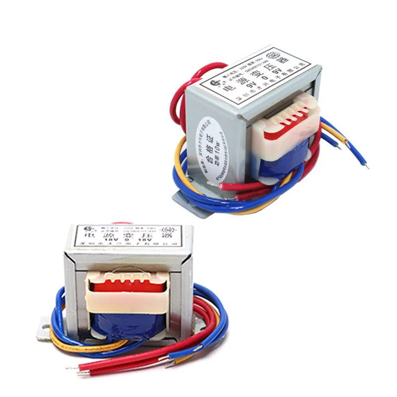 

Трансформатор мощности 10 Вт EI48, Входной переменный ток 220 В в переменный ток 6 в 9 в 12 В 15 в 18 в 24 в 36 В 220 В, выходное напряжение с одним/двойным ф...