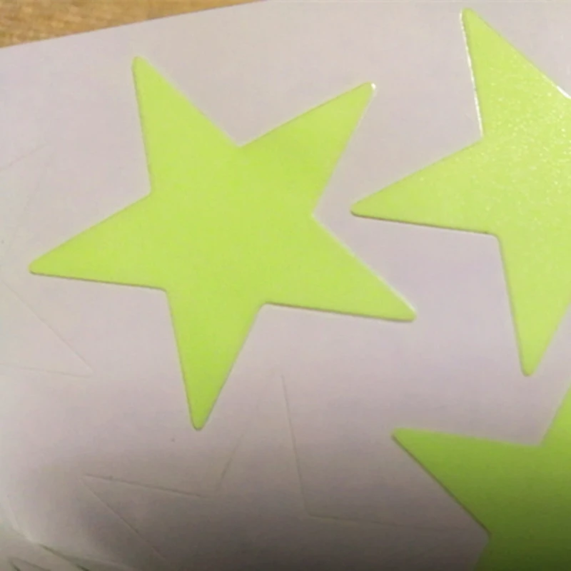 

Romantic Light Green Elk Moon and Star Decals Free Combination Wall Luminous Stickers for Bedroom Dormitory Hostel