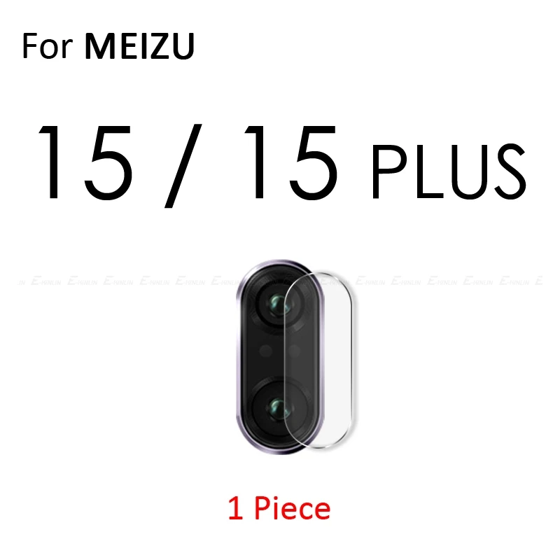 For MeiZu 15 Задняя камера объектив защитная пленка из закаленного стекла для MeiZu X8 16th 16 16Xs 16s 15 Pro 7 Plus M8 Lite Note 8 9 - Цвет: For MeiZu 15