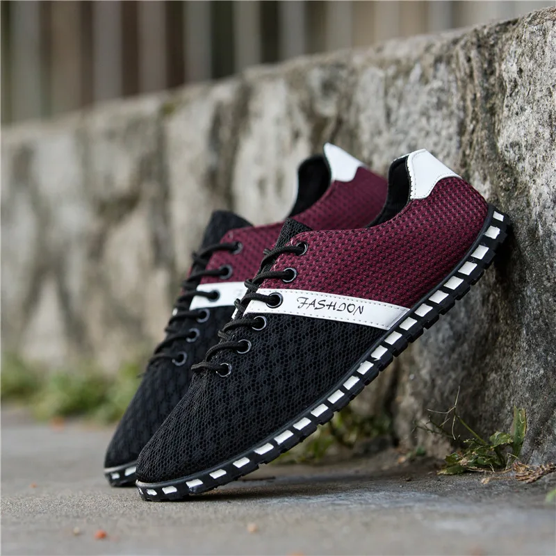 

Breathable Mesh Men Casual Shoes New 2017 Fashion Men Shoes Soft Spring Autumn Footwear For Male Plus Size 46 777