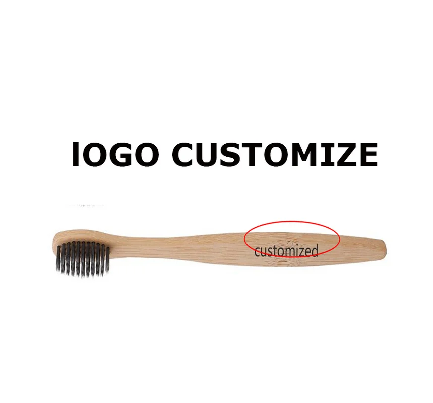 100 шт./упаковка Деревянные Зубные щётки|Зубные щетки| |