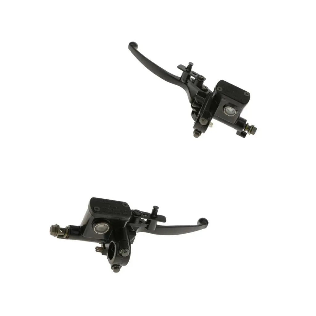 

1 пара, гидравлический рычаг сцепления, задний цилиндр, подходит для мини-мотоцикла, мотоцикла, 50-125 куб. См, черный