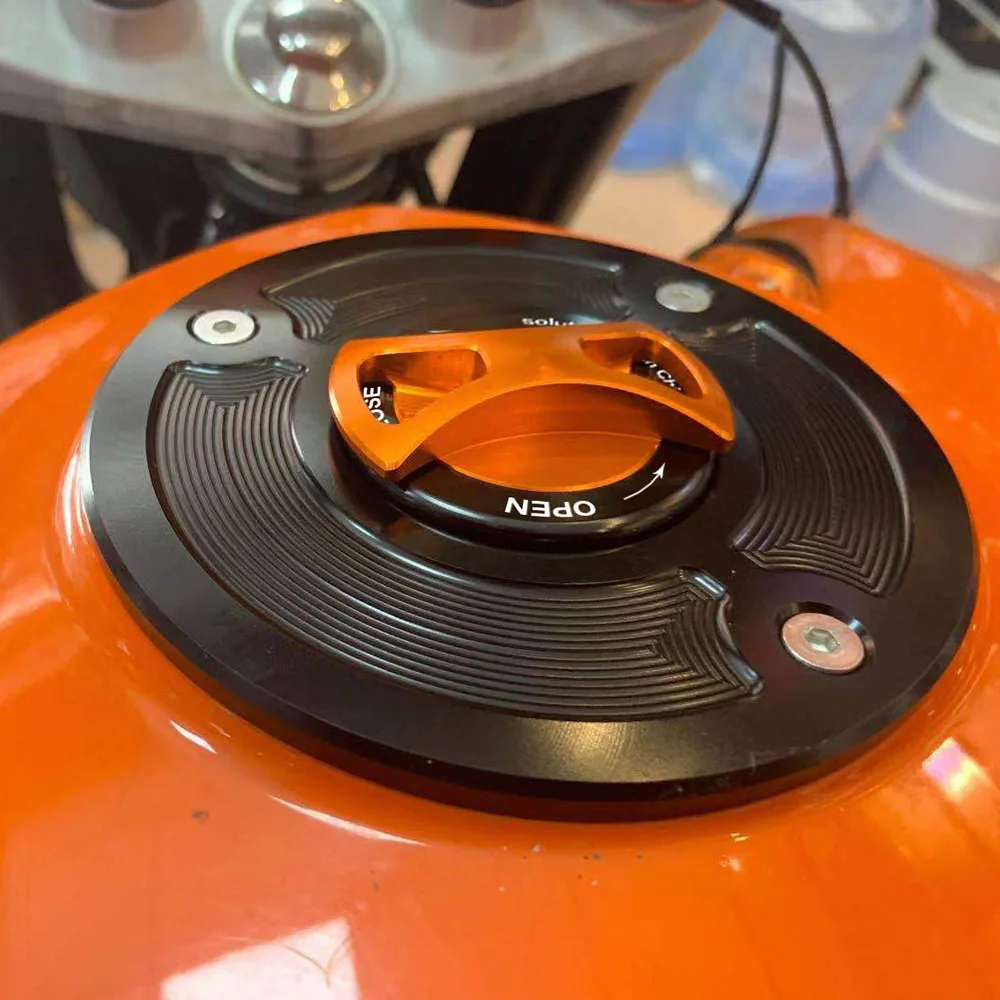 Покрытие топливного мотоциклного бака Бензобак Кепки гвардии ЧПУ Алюминий