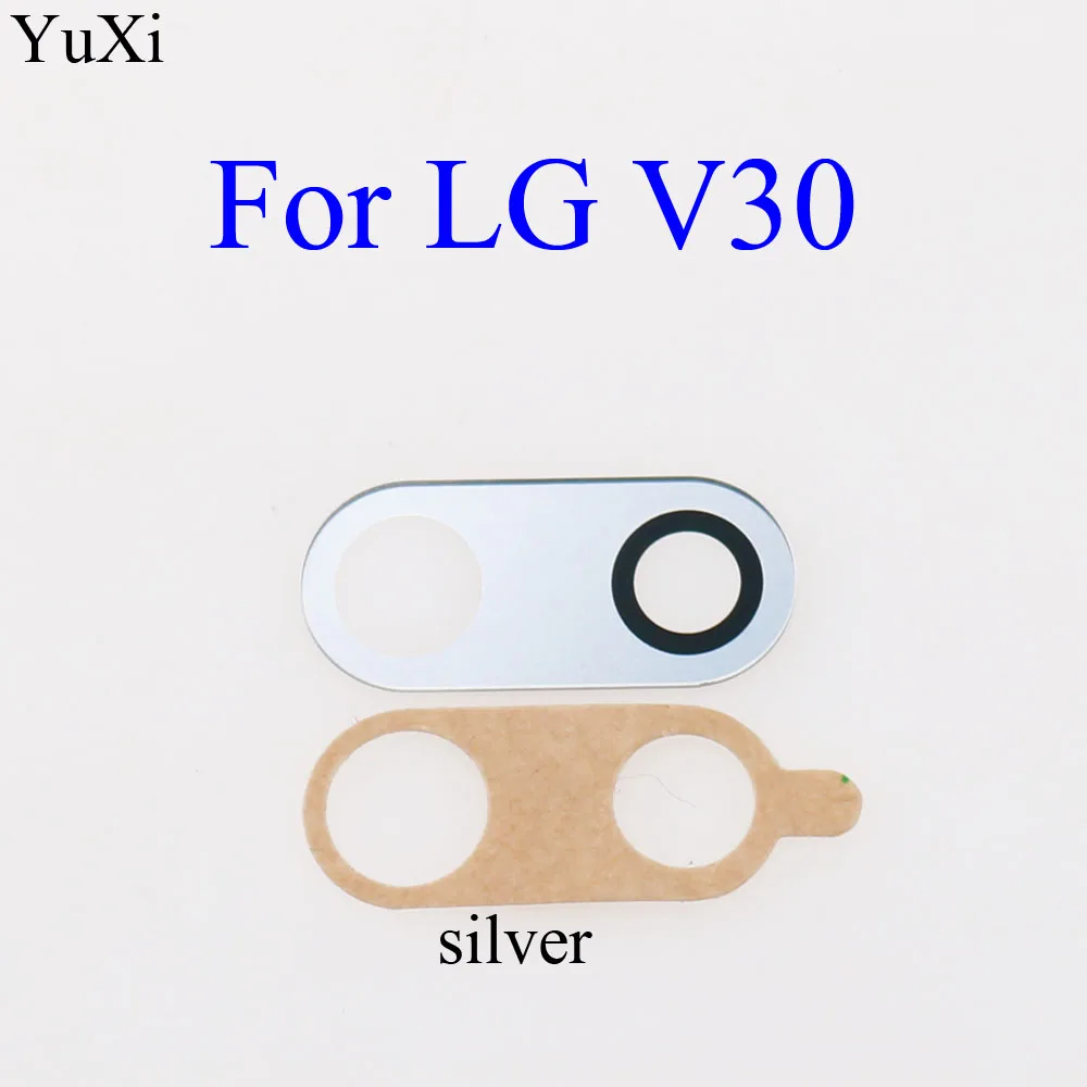 YuXi 1 компл./лот задняя камера объектив стекло для LG V30 H930 H933 с 3 м клейкая наклейка