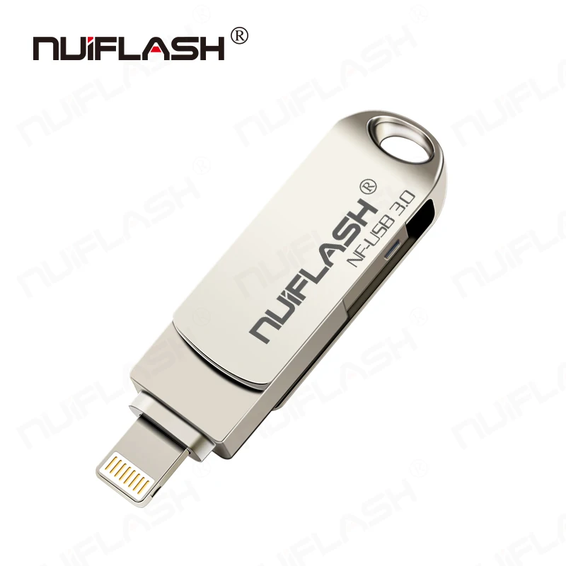 USB флеш-накопитель для iPhone X/8/7/7 Plus/6/6s/5/SE/ipad 2 в 1 флешка карта памяти 16 Гб 32 ГБ 64 128 usb |
