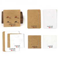 30pcs 5x5cm 5x7cm earrings card ear studs necklaces display cards hang tag cardboard paper card for jewelry box packaging diy