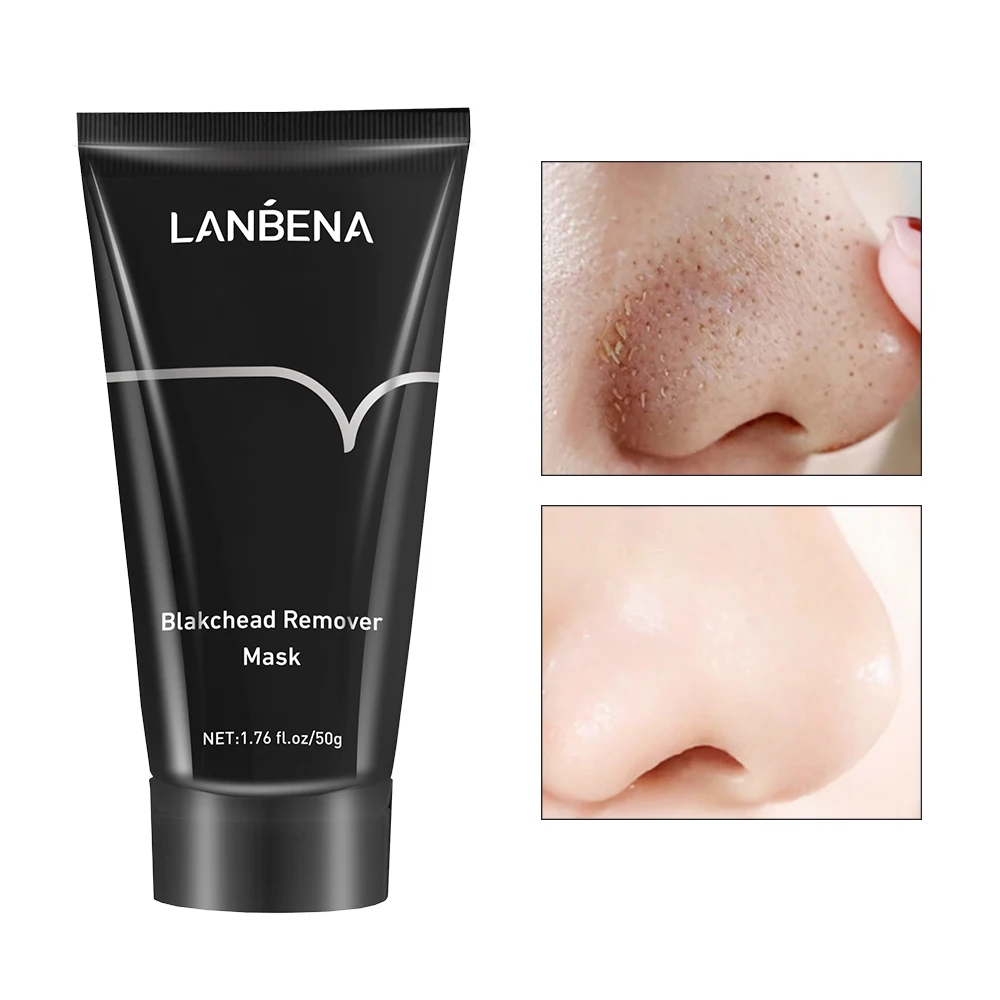 

LANBENA Deep Cleaning Blackhead Remover Mask Remove Black Head Acne Shrinking Pore Improve Rough Skin Acne Treatment Face Care