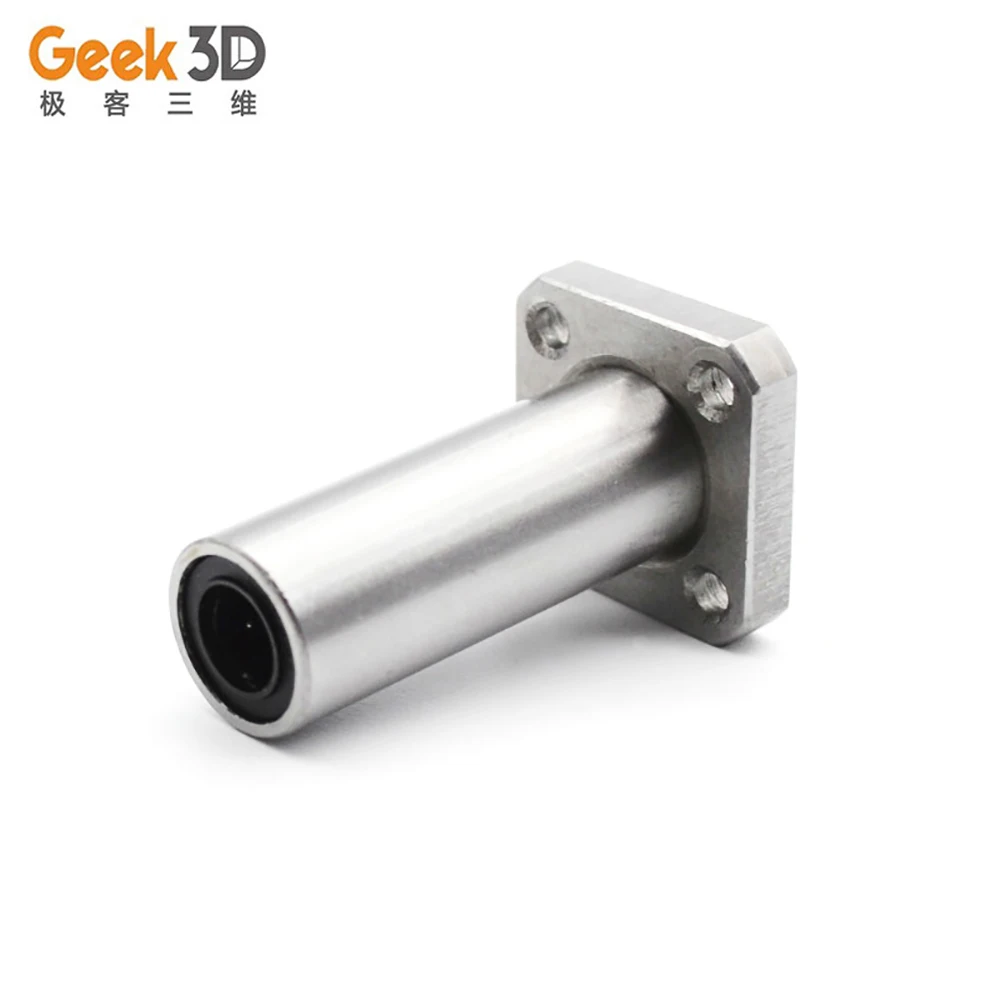 

1pcs LMK8LUU LMK10LUU LMK12LUU 8mm Long Square Flange Type Linear Motion Ball Bearing Bushing CNC Parts 10mm for 3D printer