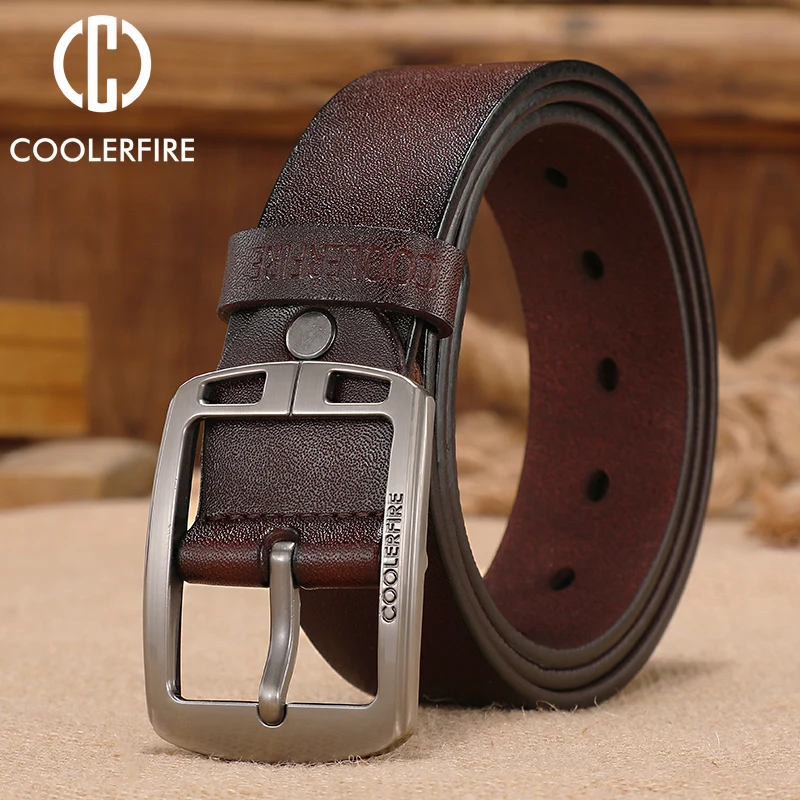 Men Genuine Leather Belts Cowskin Classic Designers Belts for Men Vintage Westernboy Leisure Casual Jeans Strap HQ223