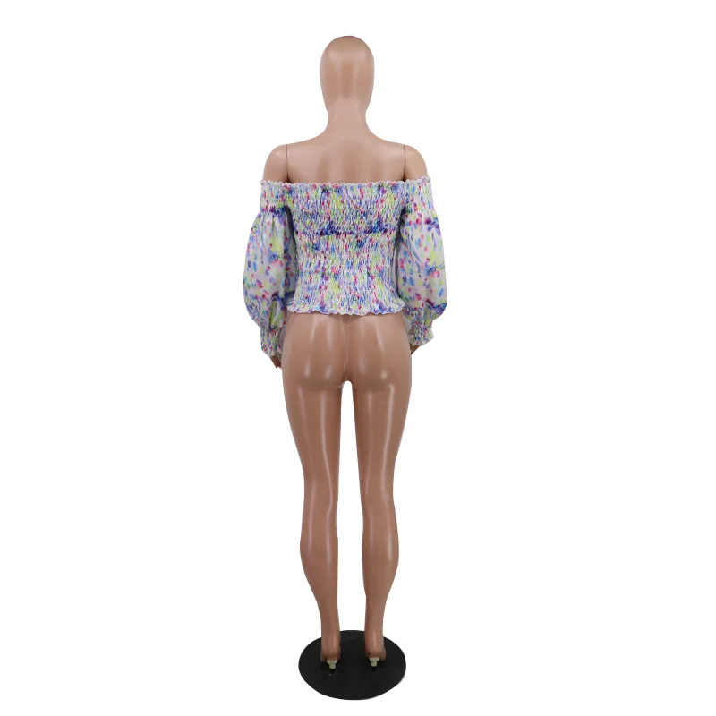 Модный сексуальный женский корсет с открытыми плечами блуза Короткие топы