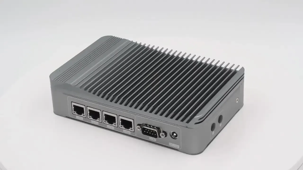 

intel N2930 quad core specification motherboard 4 ethernet modern computer case mini pc
