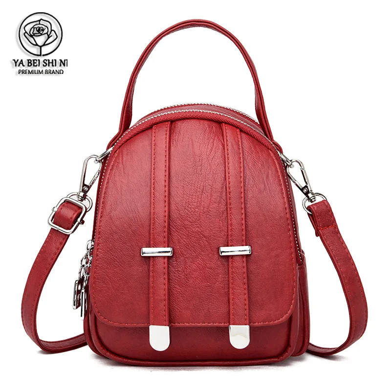 Многофункциональный Женский мини рюкзак сумка на плечо для девочек школьная