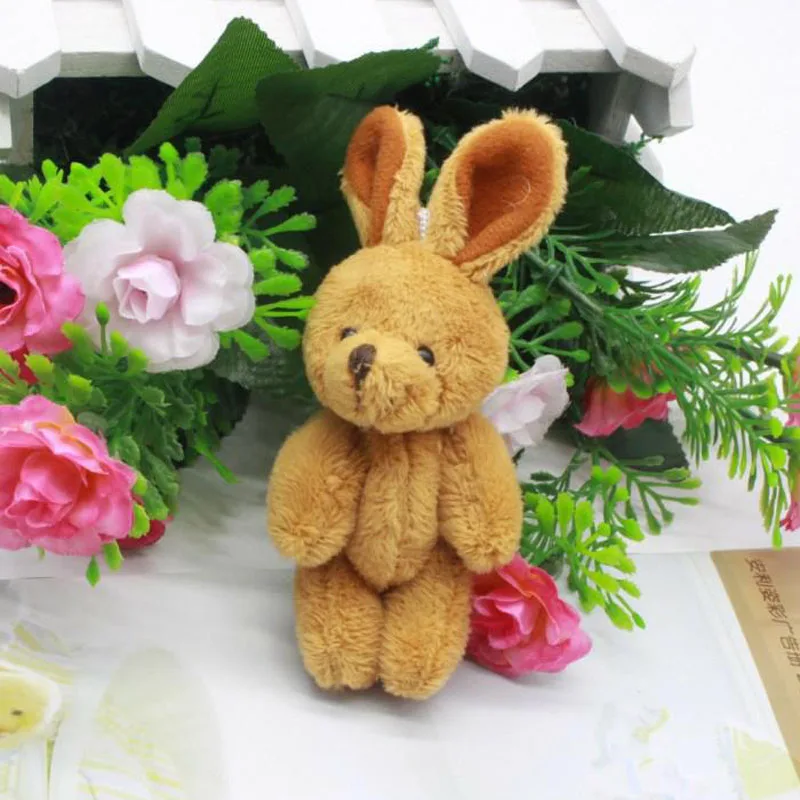 25/50 шт./лот Kawaii Bunny Плюшевые игрушки цветок кролик мягкие животные Маленькая
