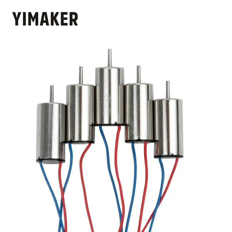 YIMAKER 10 шт. 612 мотор без сердечника DC6-12V 6*12 мм NdFeB сильный магнитный микро DC моторы