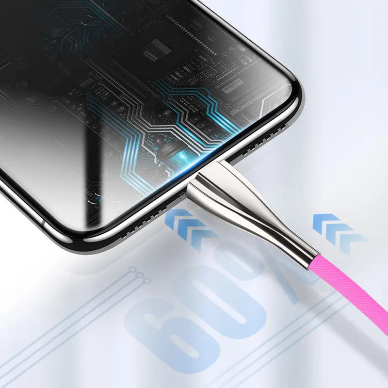 Cafele USB кабель для зарядки радужные кабели Micro usb type C Iphone Xiaomi samsung Android зарядное