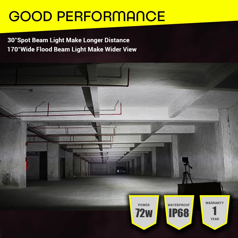 7 дюймов 120 Вт комбинированный светодиодный светильник баров пятно луча 4x4 12V 24V 4WD