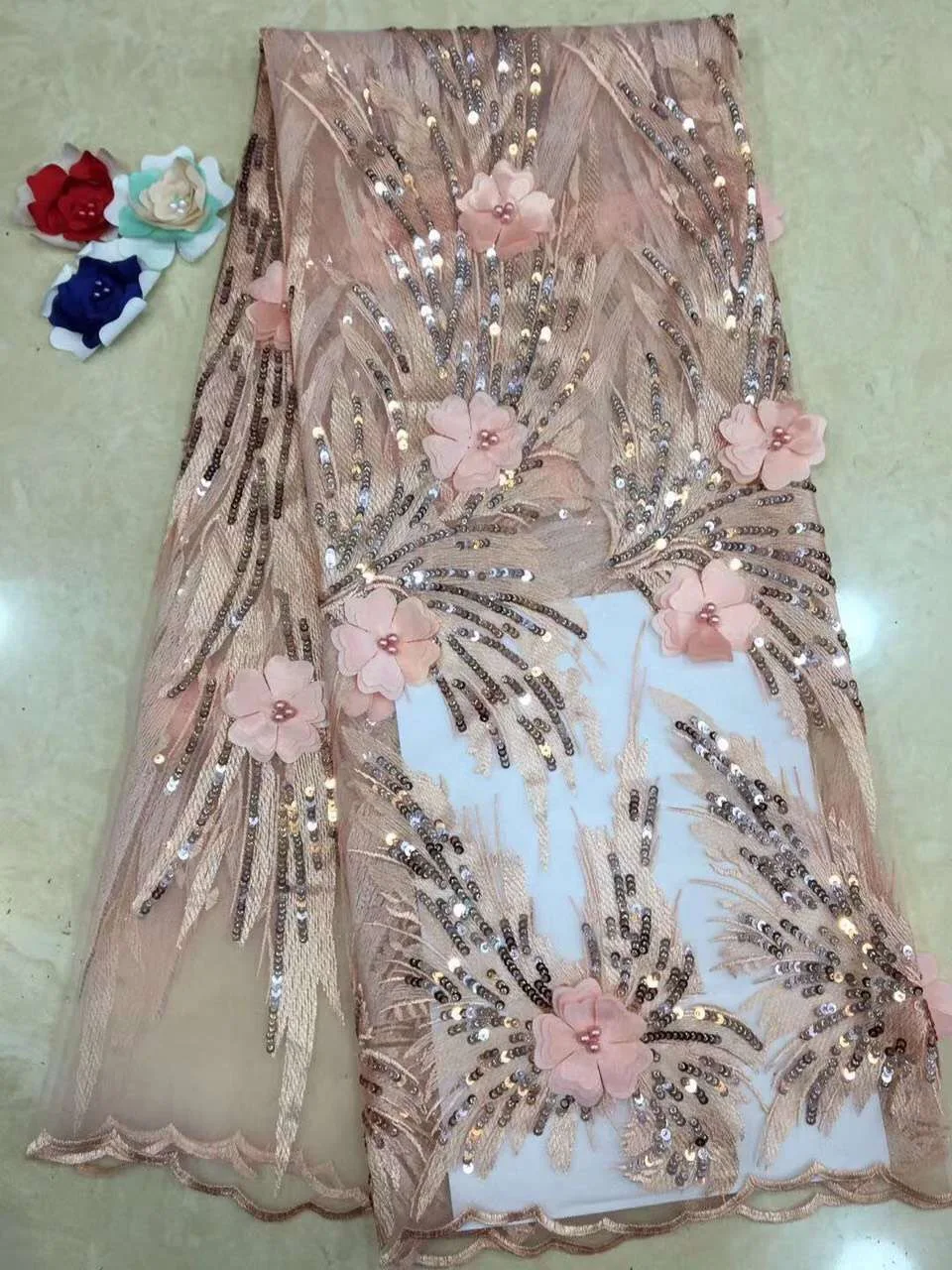 

Лучшее качество африканская кружевная ткань розовая швейцарская вуаль кружево Высокое качество Emboridery французская сетка нигерийская круже...