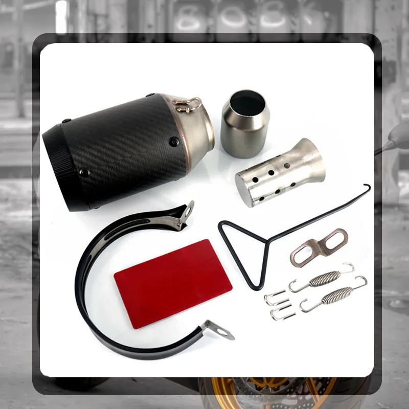 Универсальный 51 мм для YAMAHA YZF R3 R1 YZF-R3 FZ1 Fazer FZ6 XJ6 125 TW 600 мотоцикл углеродного волокна