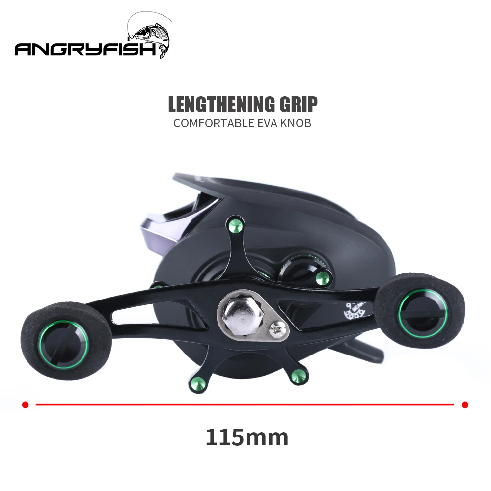 Angryfish высокоскоростная катушка для заброса приманки 6 3: 1 длинная Рыболовная макс.