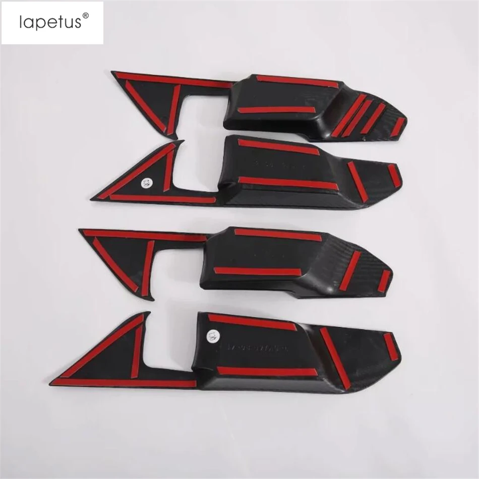 

Lapetus Carbon Fiber Look Accessories For TOYOTA RAV4 RAV 4 XA50 2019 - 2021 ABS Inner Door Pull Doorknob Handle Bowl Cover Trim