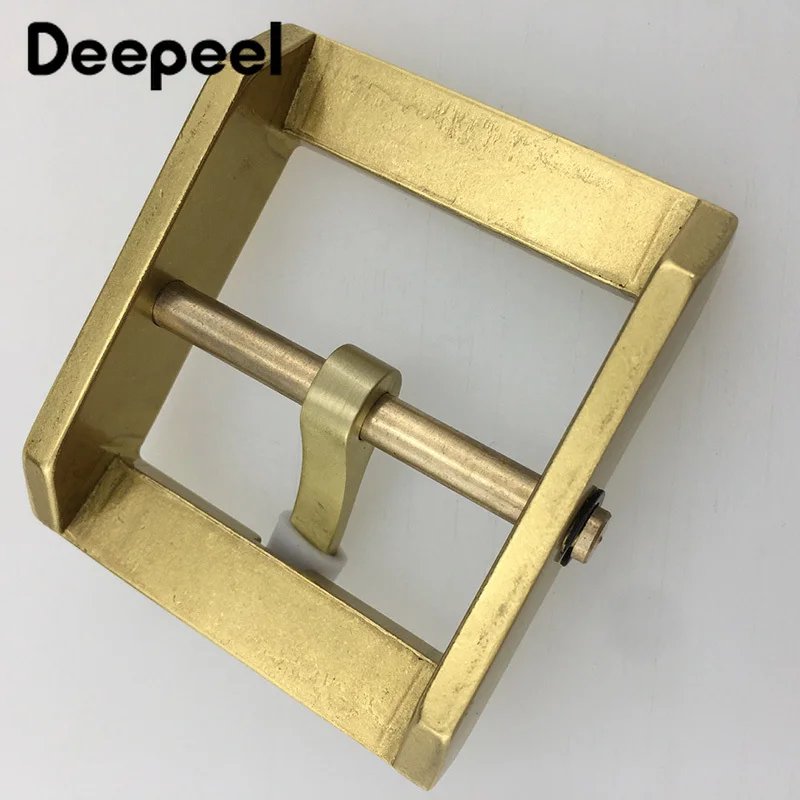 Deepeel 1 шт. 40 мм твердой латуни с металлическим ремнем и пряжкой для мужчин женщин